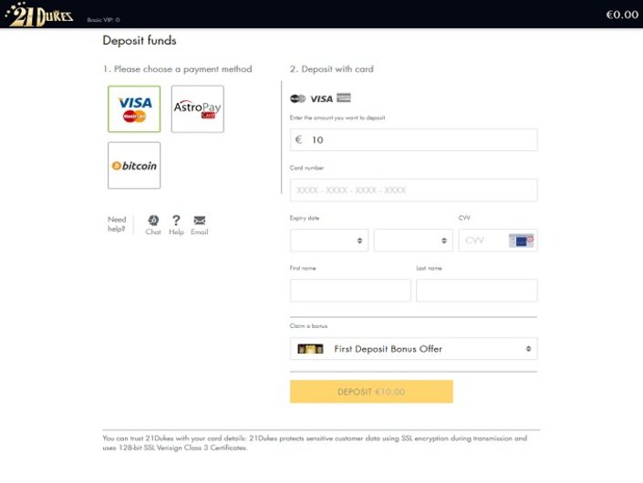 online casino vouchers