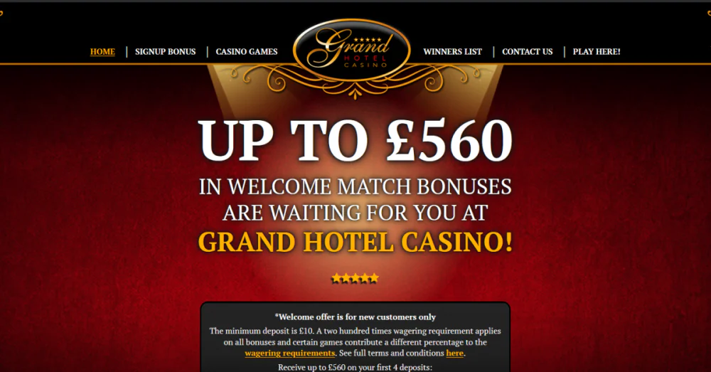 Parklane free spins no deposit