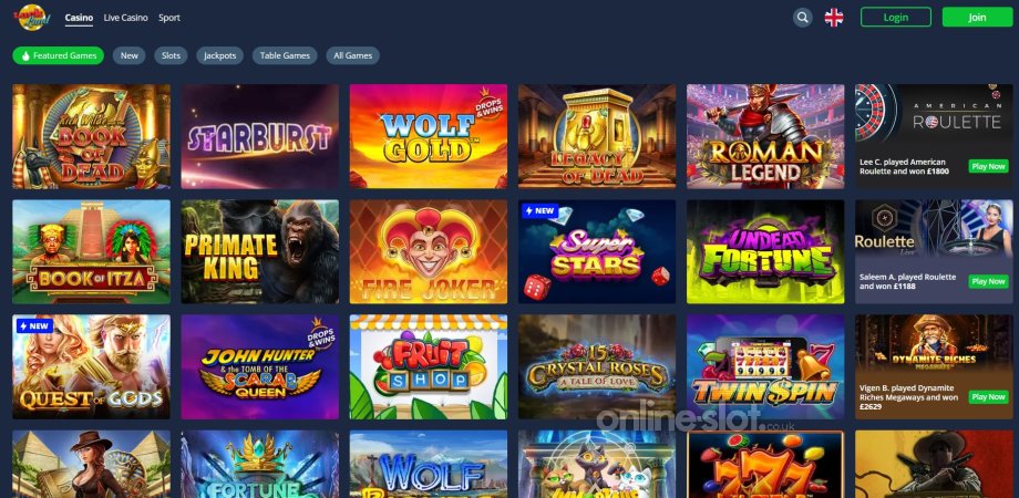 jack casino online games