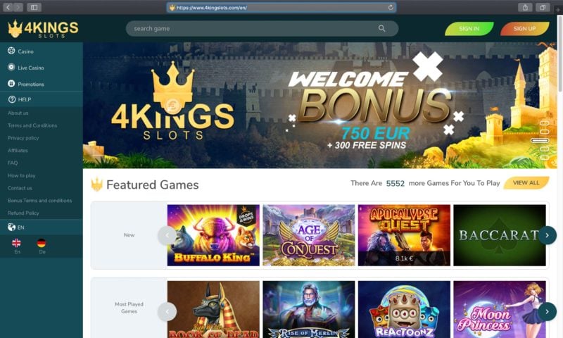Immerion casino kazino bonusi