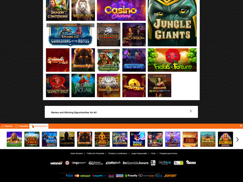 casino payment method